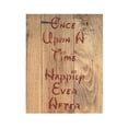 thumbnail image 2 of Once Upon a Time Happily Ever After Font Stencil Template Reusable 8.5 x 11 for Painting on Walls, Wood, Etc. By Stencilville, 2 of 2