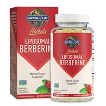 Garden of Life Liposomal Berberine with Chromium Picolinate for Blood Sugar, Metabolism and Cholesterol Support Plus Probiotics for Easy Digestion – Non GMO, Gluten-Free, Kosher – 30 Servings