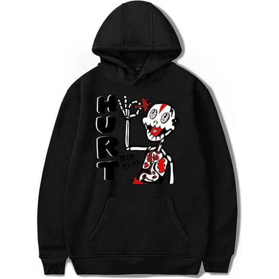 Lil Darkie Merch Hoodie, Unisex, Drawstring Pocket Casual Sweatshirt, Stylish Long-Sleeve Pullover