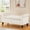 Beige, variant on Gewnee 50" Solid Wood Flip Top Storage Bench, Linen Fabric, for Living Room & Bedroom, Dark Grey