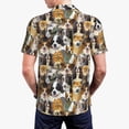 thumbnail image 5 of Rocae Cute Dog for Men's Short Sleeve Polo Shirt, Quick Drying Performance Moisture Wicking Sports Men's Golf Shirt Large, 5 of 9