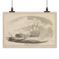 thumbnail image 2 of Print: Constitution And Java, 2nd View, 1813, 2 of 4