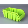 thumbnail image 4 of Ensemble de 2 Bacs de Rangement Empilables en Plastique, Vert, 4 of 8