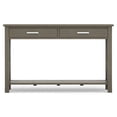 thumbnail image 6 of Simpli Home Kitchener 47 inch Wide Solid Wood Contemporary Console Sofa Table in Farmhouse Grey, 6 of 12