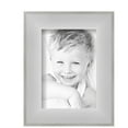 thumbnail image 2 of ArtToFrames 5" x 7" Metro Ice Silver Black Picture Frame, 5x7 inch Silver Wood Poster Frame (WOM-5247),  Pack, 2 of 7