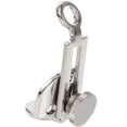 thumbnail image 4 of Clarinet Thumb Rest with Adjustable Finger Support for Woodwind Players Silver Zinc Alloy, 4 of 8
