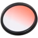 thumbnail image 4 of Filtro de degradado de lente Junestar de 52 mm para cámaras Canon, Nikon, Sony, Olympus y Fuji. Filtro de degradado rojo., 4 of 14