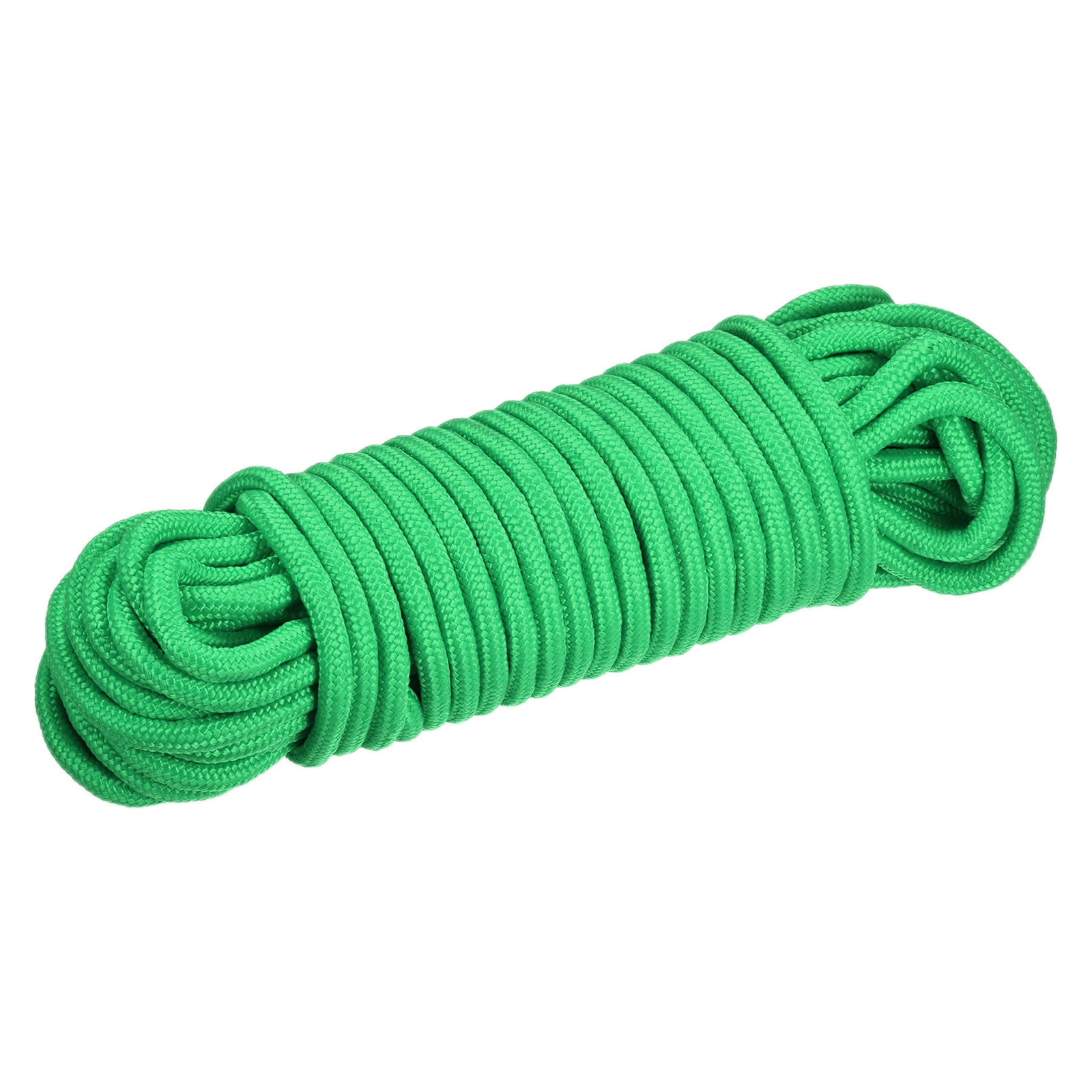 Bright Green 3/8" x 100 ft.of Hollow Braid Polypropylene Rope 