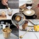 thumbnail image 5 of Cuchara de café expreso de acero inoxidable, mini cucharadita, café, azúcar, postre, pastel, helado, capuchino, paquete de 4, 5 of 5