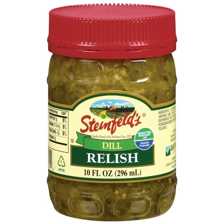 Steinfeld's Dill Relish 10 Fl Oz Plastic Jar