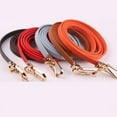 thumbnail image 2 of Maynos Women's Durable Fashion Skinny Adjustable Solid Color Thin PU Belt with Alloy Buckle, 7 Colors Options - Black, 2 of 8