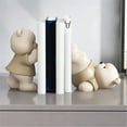 thumbnail image 6 of Clearance Desktop Ornament under $30,Cute Bear Decorative Bookends 1 Pair Resin Non Slip Housewarming Multifunctional The Bear Bookcase Trinket, 6 of 9