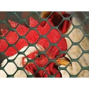 Tenax Poultry Fence, 25-ft x 3-ft, Black, Extruded Mesh Rolled Fencing