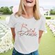thumbnail image 1 of mfyjkho Tops Casuales Para Mujer, Blusa De Verano Con Cuello Redondo Y Manga Corta Con Estampado De Moda Para Mujer Tops Y Blusas Para Mujer Xxl, 1 of 4