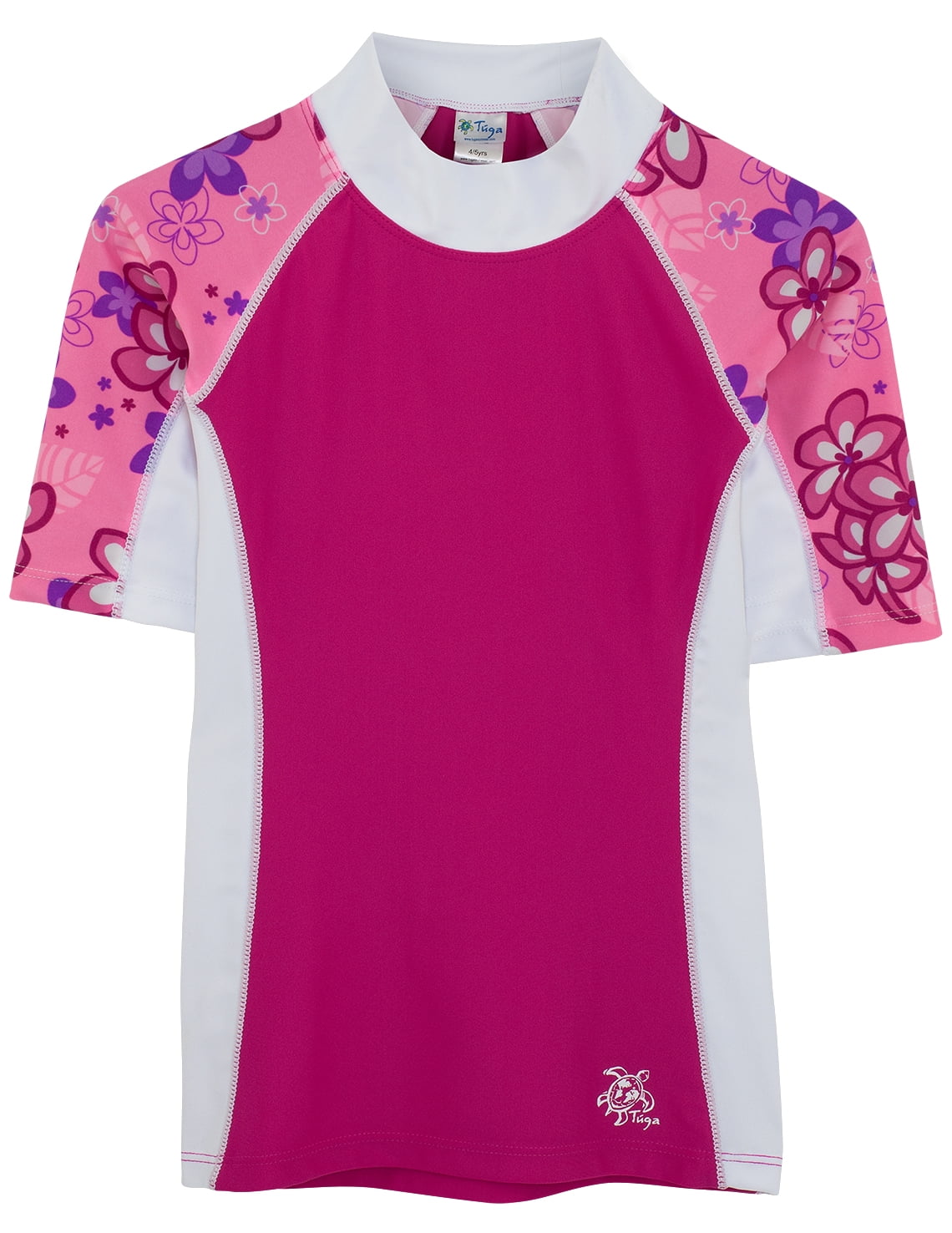 UPF 50+ Tuga Girls Long Sleeve Rash Guard and Swim Legging Bathing Suit