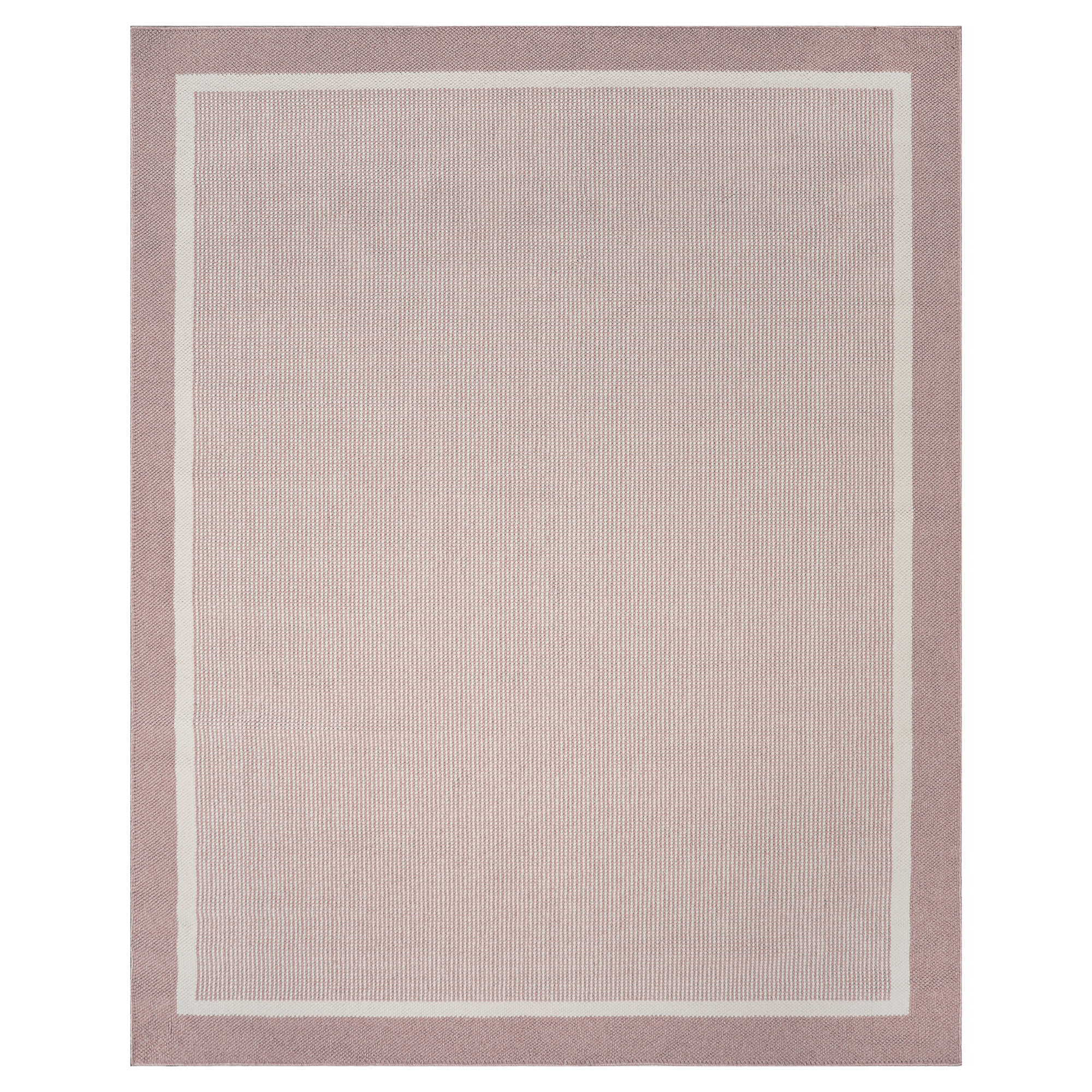 HGTV Soft Weave Mari Modern/ Contemporary Solid Color Pink Area Rug, 8x10