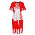 thumbnail image 3 of Vestido holgado de verano para mujer traje elegante con bolsillos 1867, 3 of 6