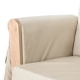 thumbnail image 3 of Foundations Fauteuil Berçant Standard SafeRocker pour Chambre de Bébé, Base en Bois, Vinyle Facile à Nettoyer, Beige, 3 of 5