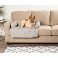 thumbnail image 2 of DII Bolster Pet Furniture Cover Grey Medium, 2 of 11