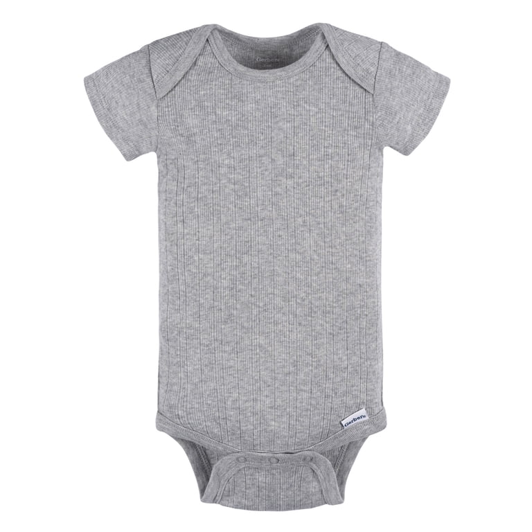 Gerber Baby Neutral 6-Pack Short-Sleeve Bodysuits photo 4