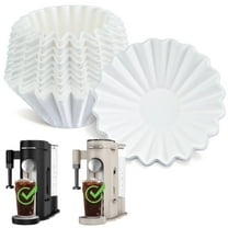Disposable Coffee Paper Filters for Ninja PB051 PB041 Coffee Maker, 100 Pcs Coffee Filter for Ninja Coffee Maker, white