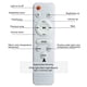 thumbnail image 2 of Lámpara Música Lámpara Techo Música LED Lámpara Sala Control Aplicación Lámpara Exterior (30 Cm) 24W Cesta Aplicaciones Lámpara Colorida Música, 2 of 9