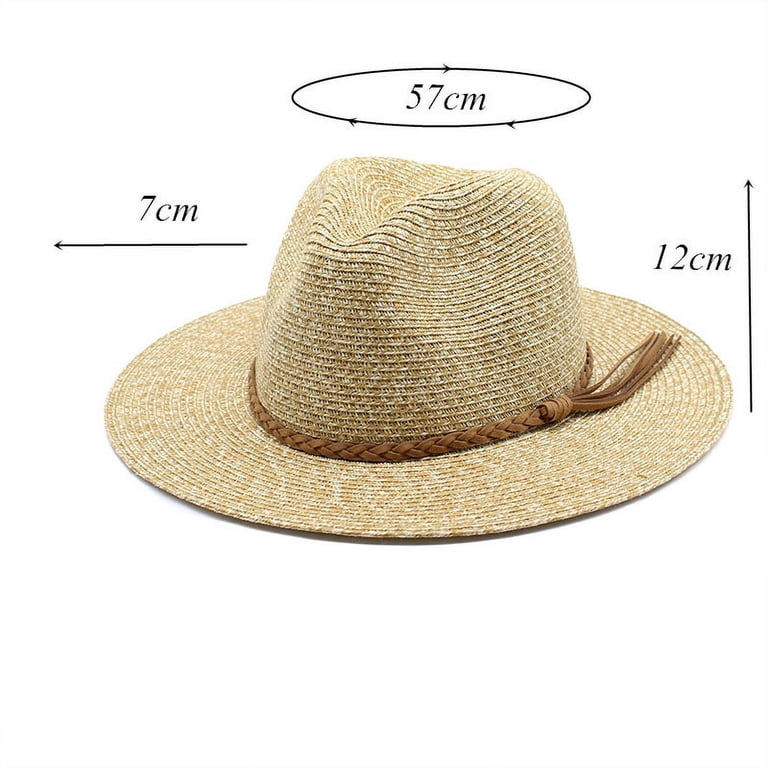 Beach Sun Straw Hats for Women, UPF 50+ UV Sun Protection  display picture 2