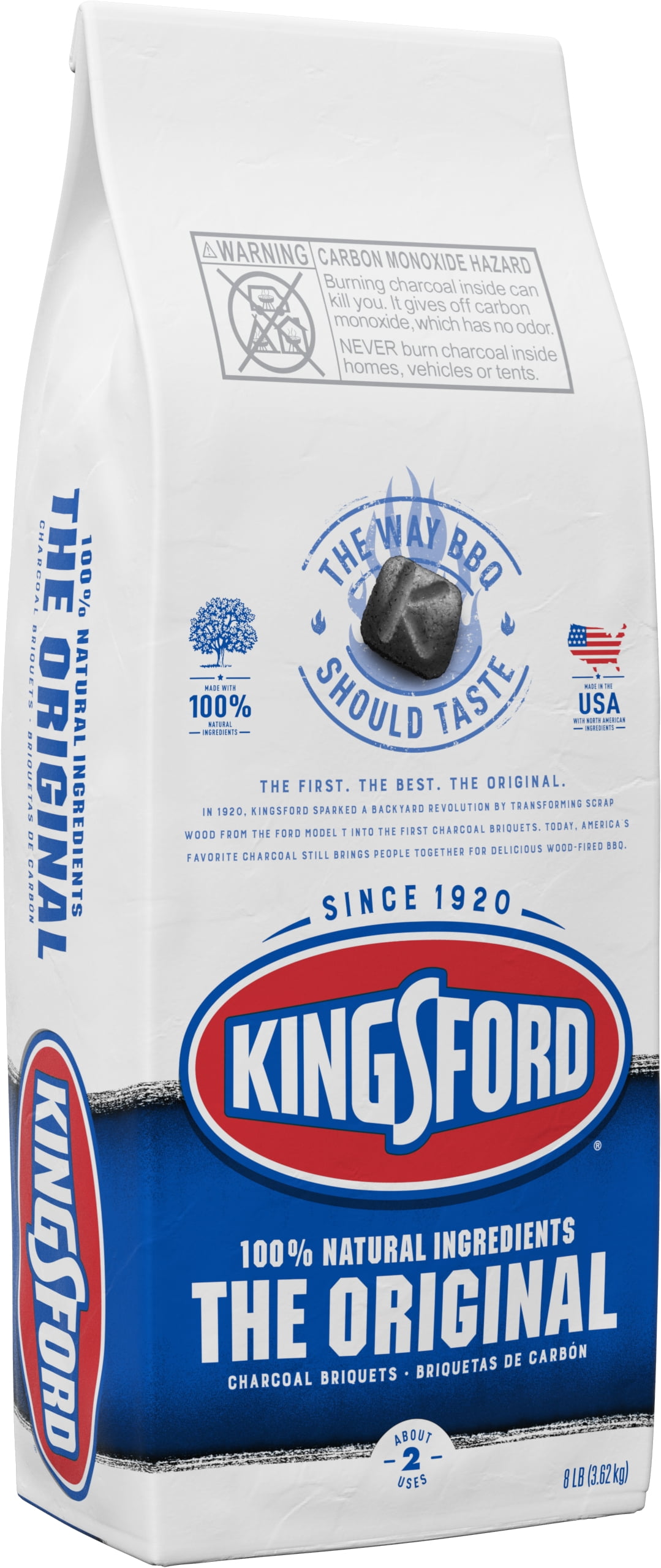 Kingsford Original Charcoal Briquettes, BBQ Charcoal for Grilling 8
