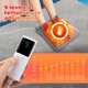 thumbnail image 3 of Electric Heated Foot Warmer Pad for Men & Women, Fast Heating, 9 Temperature Settings, LCD Display, 40x40cm Foot Heating Mat, 3 of 5