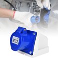 thumbnail image 4 of Industrial 10 Uds 16A 220-250V conector de enchufe Industrial 3 pines IP44 impermeable BEM-113, 4 of 8