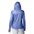 thumbnail image 3 of Columbia Women's Tidal Tee Hoodie PFG Gig-A-Type, Serenity/White, X-Small, 3 of 6