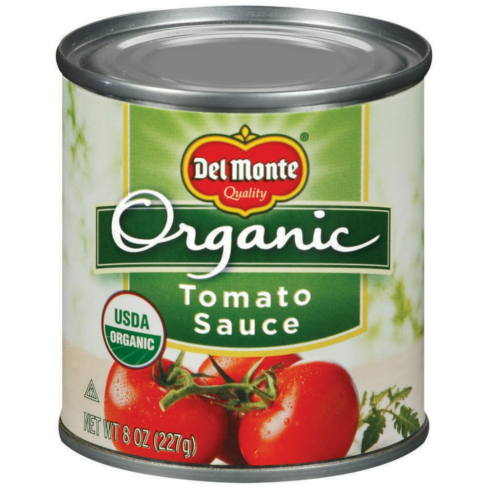 Del Monte Organic Tomato Sauce 8 oz. Can