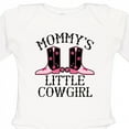 thumbnail image 4 of Inktastic Mommy Little Cowgirl Baby Clothes Girls Long Sleeve Baby Bodysuit, 4 of 5