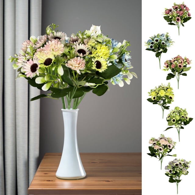 Sentmoon Fake Flower Spring Decor Flowers Branches for Garden Wedding Table Runner Centerpiece Decorative Faux Floral Arrangement Vase Event Decor
