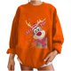 thumbnail image 1 of Blusa de manga larga informal con estampado de sudaderas para mujer a la moda navideña para mujer Fridja fhghd611, 1 of 4