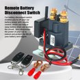 thumbnail image 2 of Graflsoa 500A High-Current Remote Battery Disconnect Switch with Fire Retardant Shell, 12V/24V Dual Voltage, Long-Range Control for Trucks, RVs, and Cars, 2 of 6