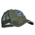 thumbnail image 5 of Louisiana State Map Flag Embroidered Low Profile Cotton Mesh Cap - Green OSFM, 5 of 5