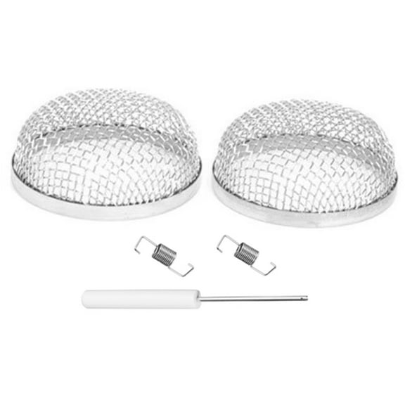 JR Products 06-30155 Mud Dauber Screen for Round Furnace Vents - 2-7/8" x 1-5/16", 2 Pack