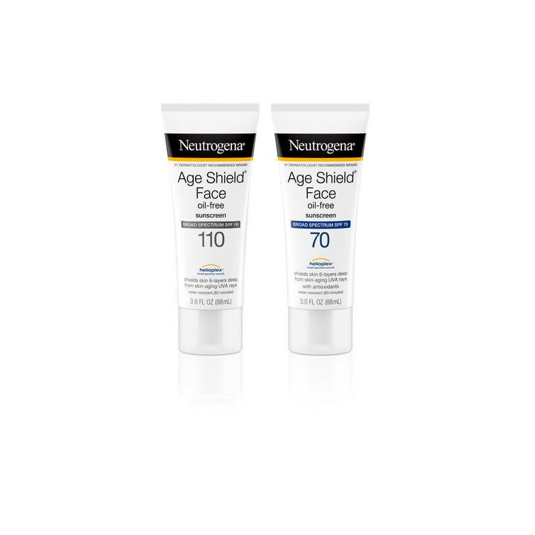 Neutrogena Age Shield Face SPF70 3本セット Neutrogena Age Shield Face Sunscreen SPF 70 3 oz (Pack of 3