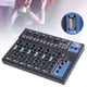 thumbnail image 4 of Mezclador de audio profesional para DJ de 7 canales, interfaz de consola, interfaz digital USB, MP3, Bluetooth, 48 V, Phantom Power, estéreo, estudio de DJ, streaming para grabación, podcasting, 4 of 7