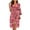 Candy Canes, variant on Candy Canes Long Bath Robe Loose Robes Nightgowns for Women Size 2XL Soft Spa Bathrobes Nightgown Christmas Pajamas Sleepwear Casual Housecoat, Red