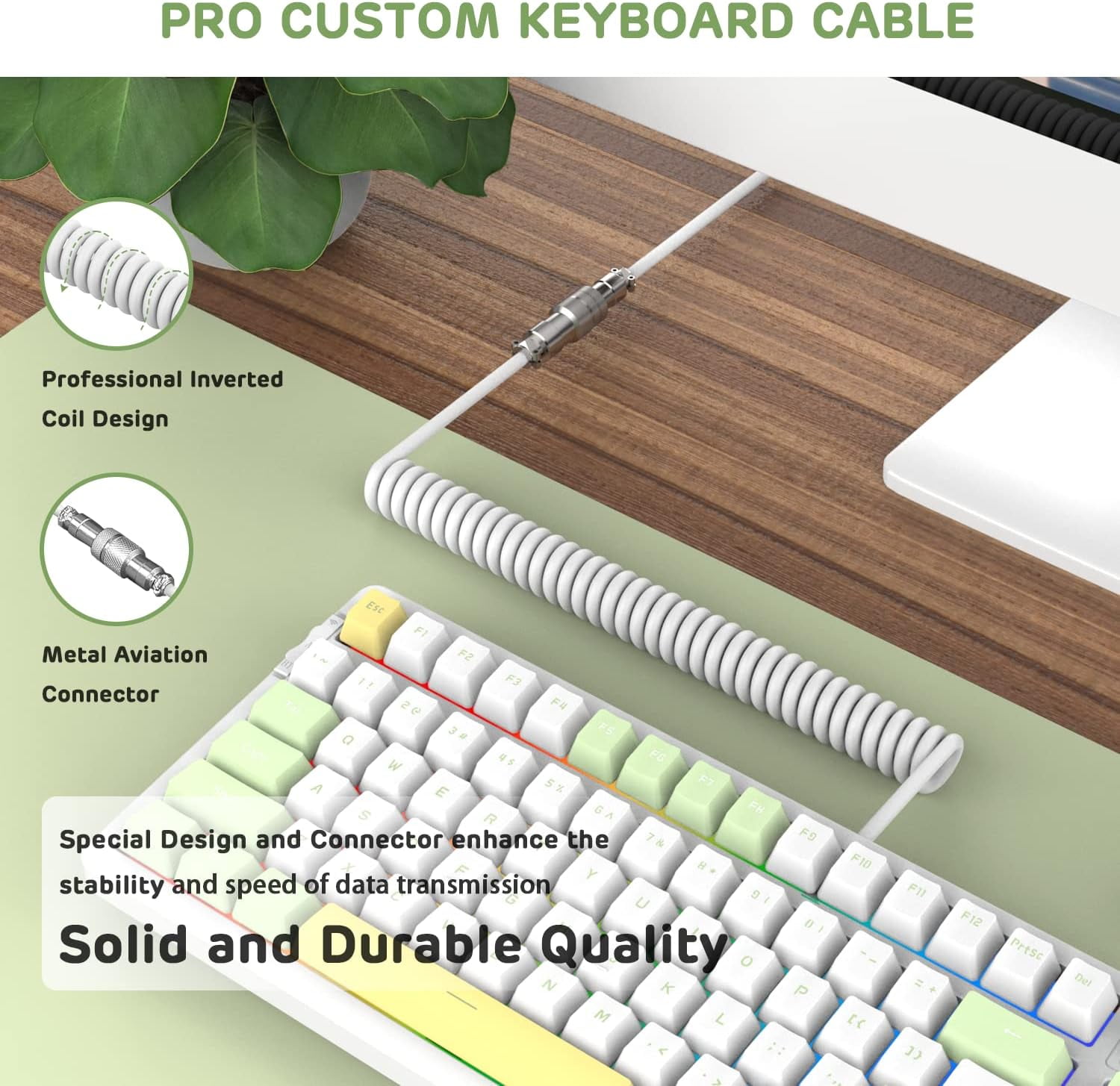 AK992 Gasket Wireless Mechanical Keyboard,2.4G/BT5.0/Wired,MDA PBT Keycaps,Blue Switch RGB Hot Swap