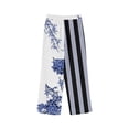 thumbnail image 4 of Black Women's Casual Pants, Women'S Elastic Belt With Pocket Trousers Side Cropped Pants Loose Casual Pants Printed Straight Pants,Women's Casual Pants M, 4 of 4