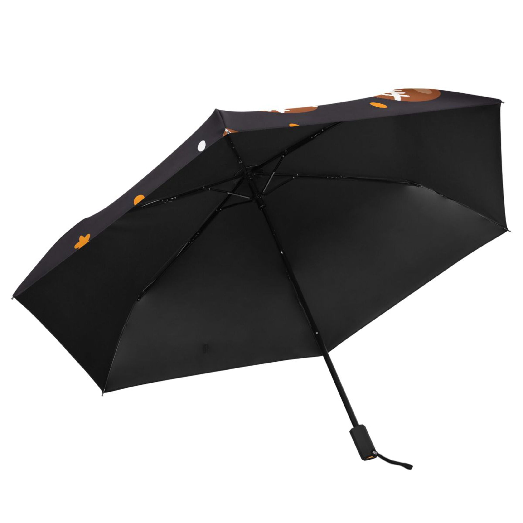 ALAZA Football Rugby Stars UPF 50+ Compact Folding Umbrella for Rain Travel Umbrella Packable