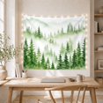 thumbnail image 5 of Atmospheric Forest Evergreen with Trees Soft Painterly Layered, Serene Watercolor for Plant Lovers, Botanical Wall Art, Graduation Gift, Tapestry Wall Hanging for Bedroom and Dorm, 5 of 7