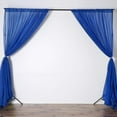thumbnail image 3 of AK TRADING CO. 120" Wide (10Ft Wide) Sheer Voile Drape Panels for Backdrop, Wedding Events, Ceiling Drapes, Event Masking, Decor - Select from 6ft to 50ft Length. (10 feet x 25 feet, Royal Blue), 3 of 6