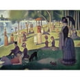 thumbnail image 3 of Seurat, Georges 14x12 Black Modern Framed Museum Art Print Titled - Apres-midi a l le de La Grande Jatte, 3 of 5