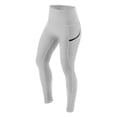 thumbnail image 3 of DPTALR Pantalon Uni Taille Haute pour Femmes Pantalon de Yoga Rehausseur pour Dames, 3 of 4