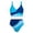 3Blue9, variant on WERYOUNG Girl's Swimsuit Sets Sleeveless V Neck Patchwork Top And Bottom Tankini Swimsuits 2 Piece Swimwear With Chest Pad Swimming Lessons Stylish Versatile Swimsuit