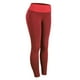 thumbnail image 2 of Leggings de mujer Push Up texturizados pantalones de Yoga entrenamiento Rojo S, 2 of 9